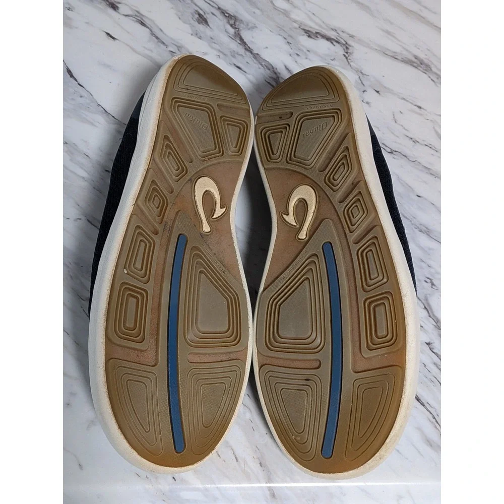 OluKai Moku Pae Trench Blue Slip On‎ Low Top Fishing Sneakers Men's Size 13